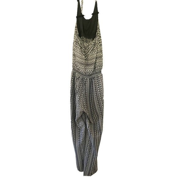 PrAna Bijou Black and White Halter Jumpsuit XS - Picture 4 of 8
